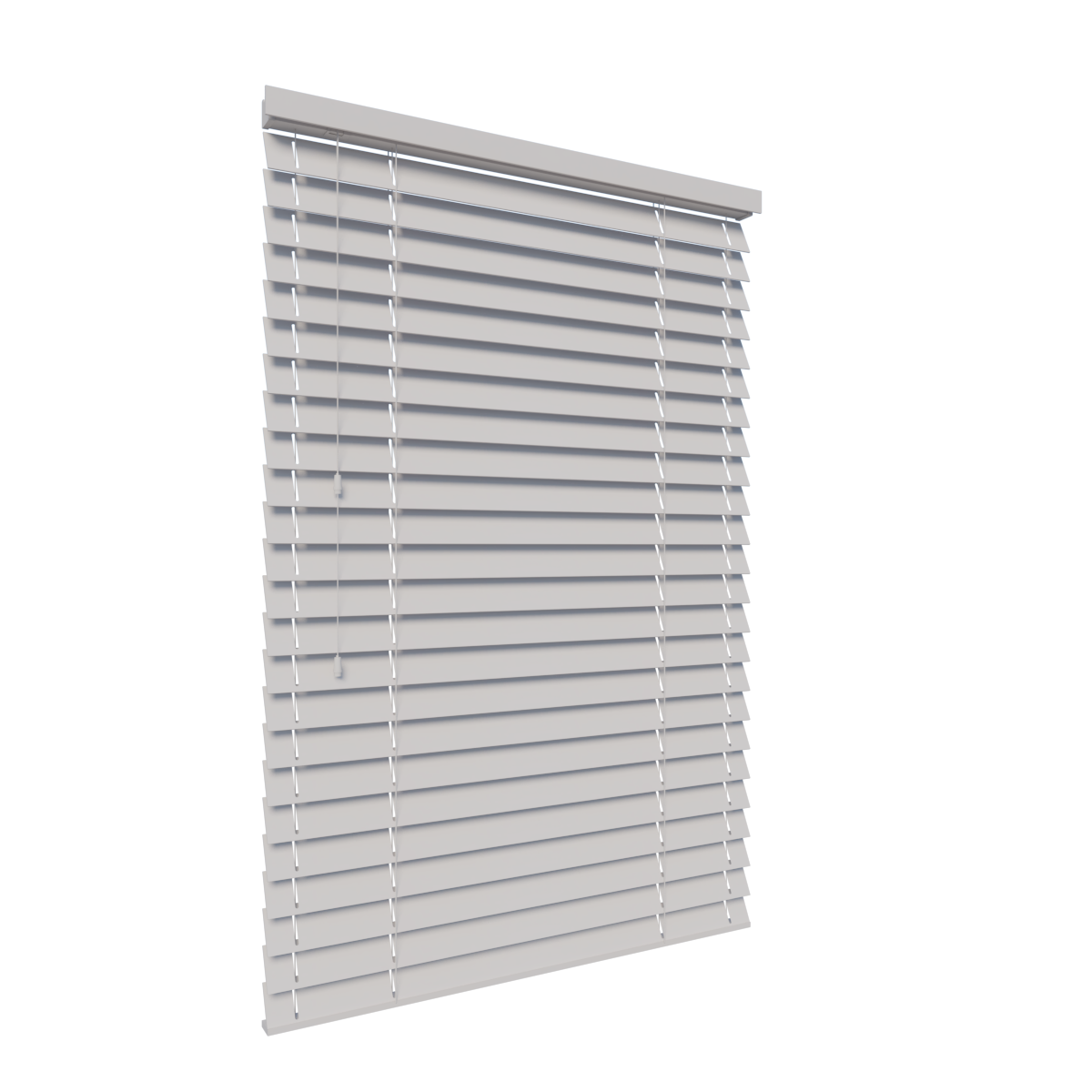 22. DREWNIANE 50 MM FAUX WOOD WHITE